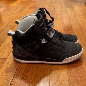 Nike Black and Gray Kids Sneakers Jordan’s
